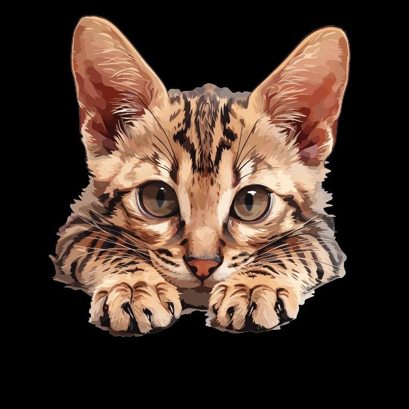 Mau égyptien Chaton Chat égyptien Mau