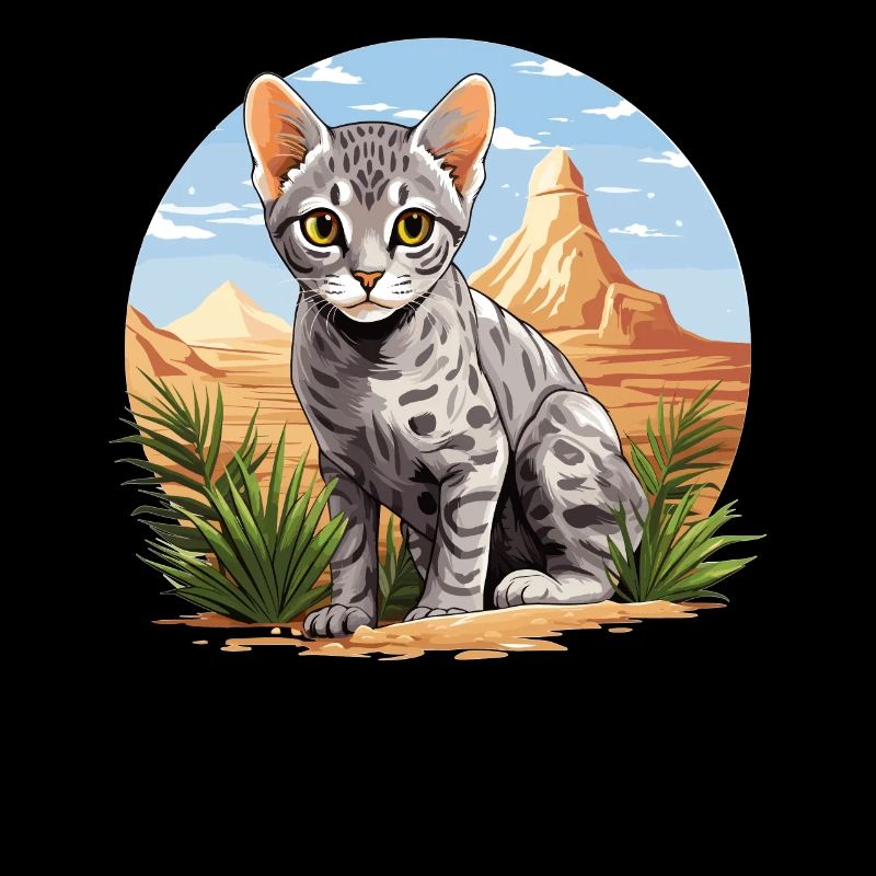 Mau égyptien Chaton Chat égyptien Mau