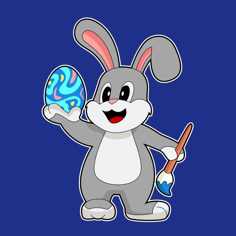 Bunny Easter Easter Egg Painting