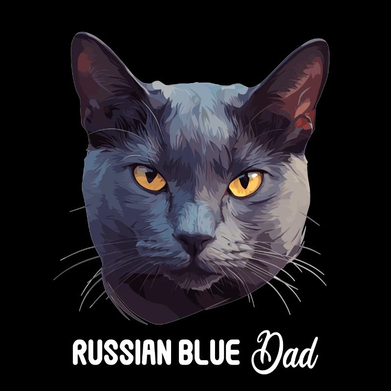 Russian Blue Cat Russisch Blau Katze