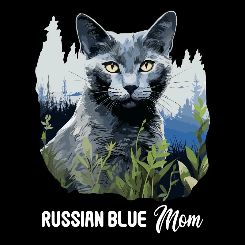 Russian Blue Cat Russisch Blau Katze