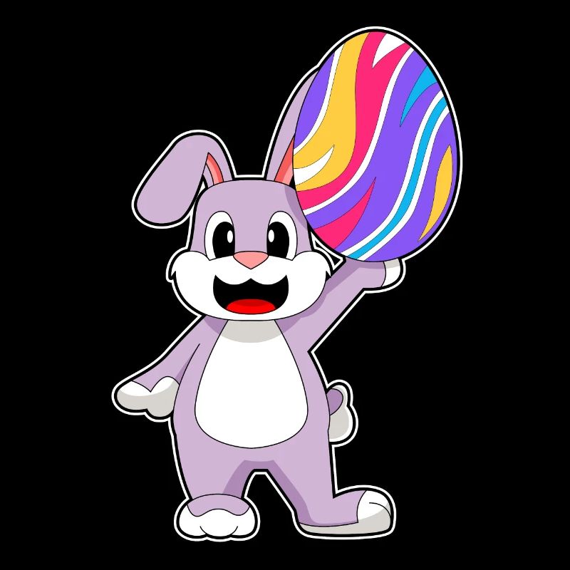 Œuf de Pâques lapin de Pâques