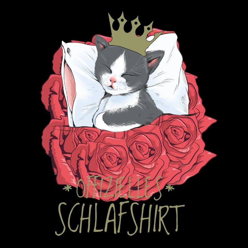 Cat Prince Roses Sleeping Cats Kitten