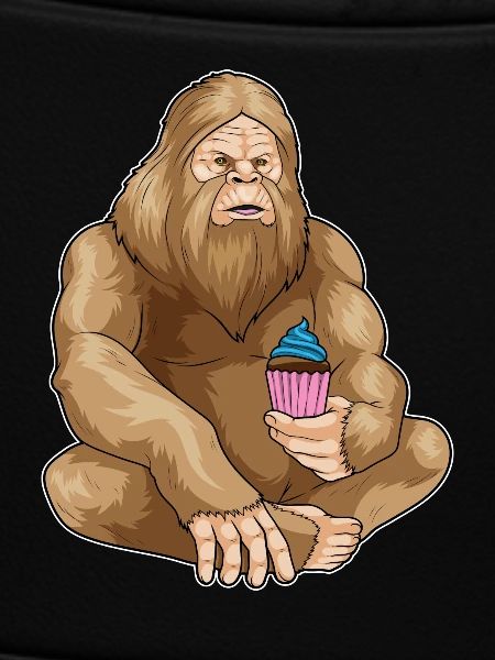 Bigfoot Halloween Cupcake
