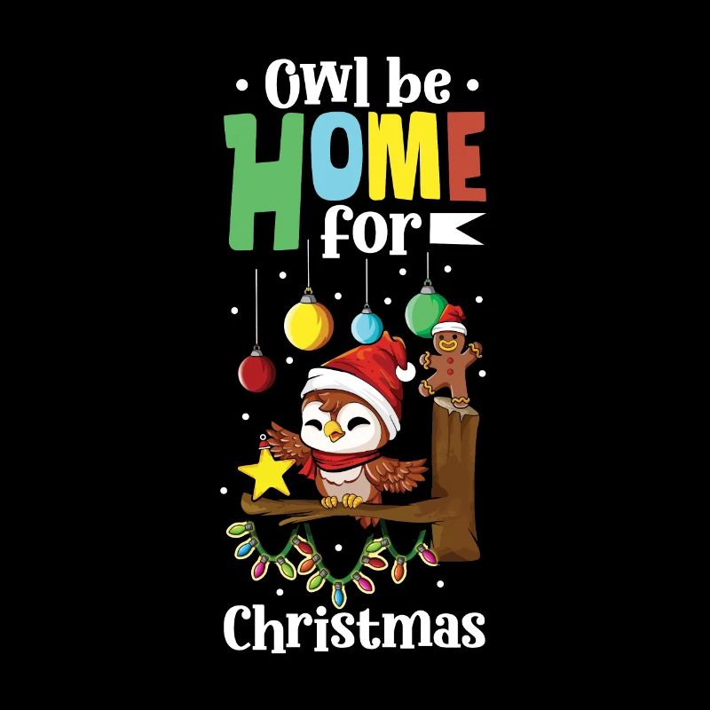 La chouette rentre à la maison pour Noël - Weihnachten Eule