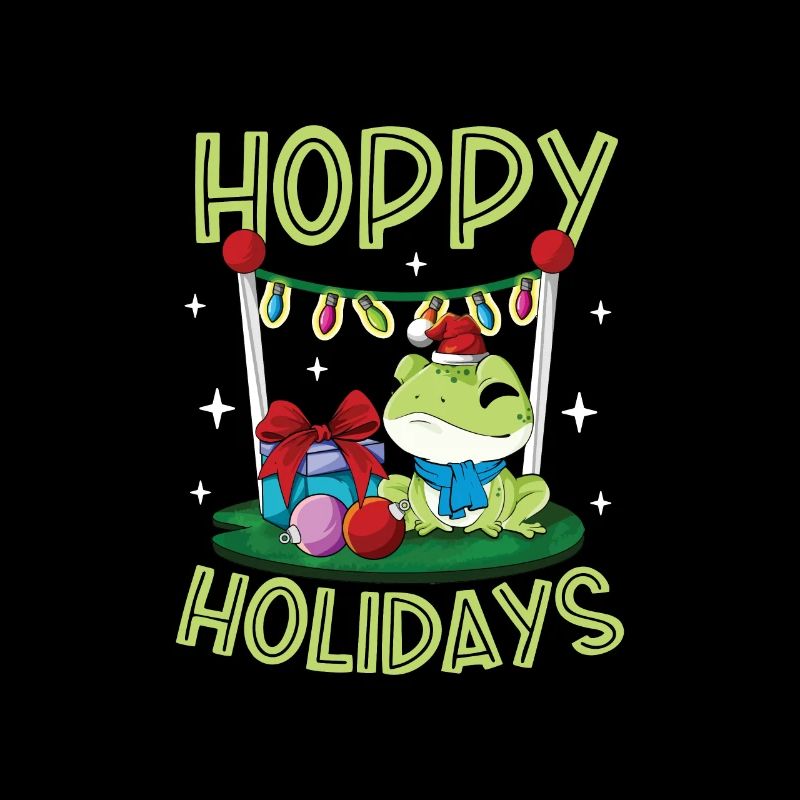 Hoppy Holidays - Grenouille de Noël