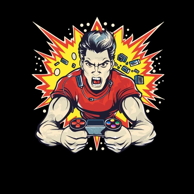 Style de dessin animé de joueur