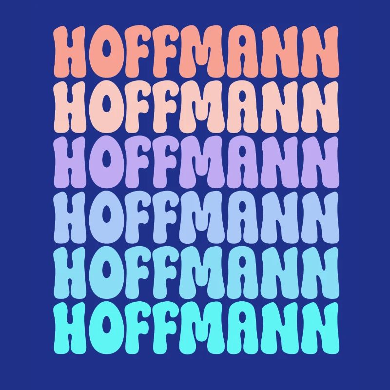 Hoffmann Retro Nachname Geschenkidee