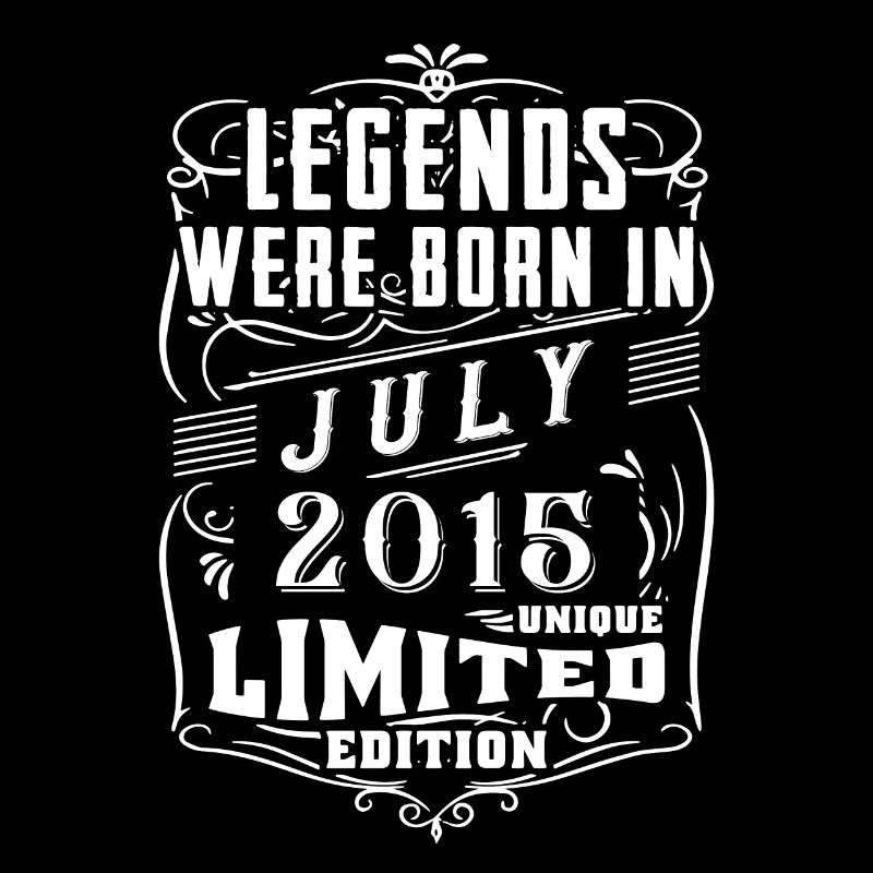 Geburtstag Juli 2015 Jahr Limited Edition