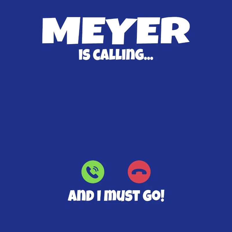 Meyer is calling ruft an Geschenkidee