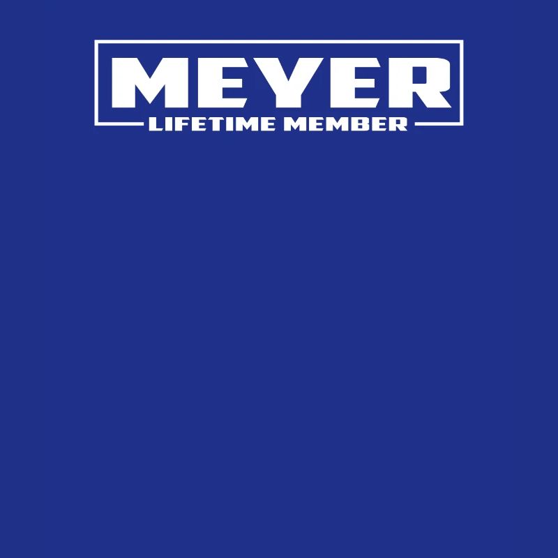 Meyer Lebenslang Nachname Spruch Geschenk