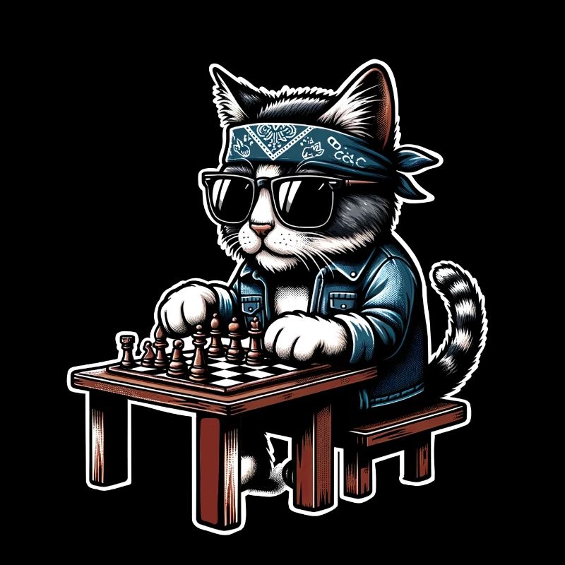 Schach Katze