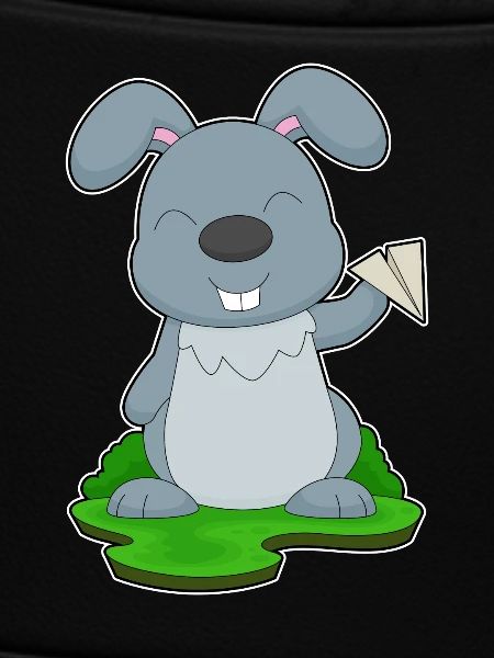 Rabbit Paper Airplane