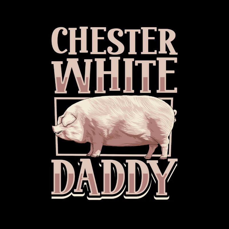 Chester White Pig Dad
