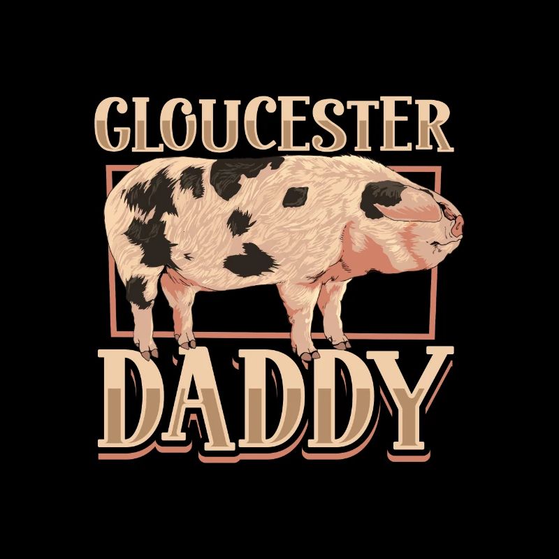 Gloucestershire Old Spot Pig Dad