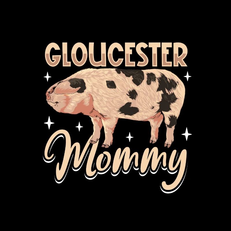 Maman cochonne Gloucestershire Old Spot