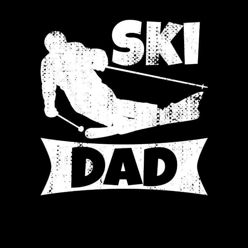 Skifahrer Vater