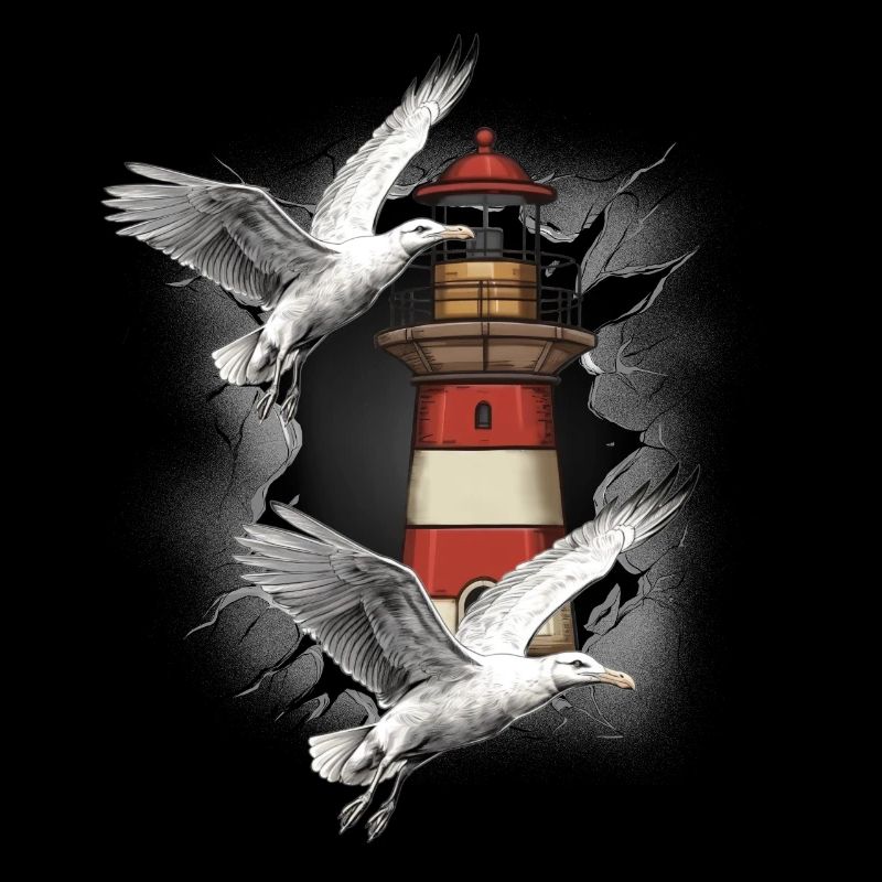 Leuchttürme Leuchtturm Möwe Möwen