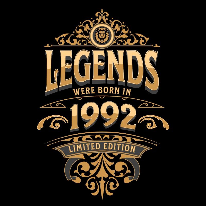 1992 Légende Anniversaire 1992 Année de naissance