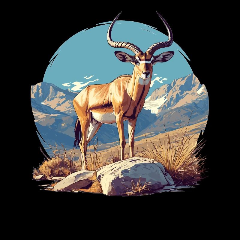 Antilope antilope antilope ouverte