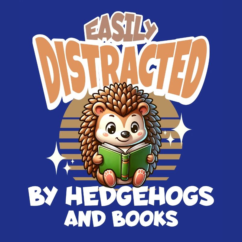 Hedgehogs Reading Books Book