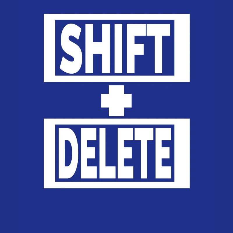 style de vie du clavier SHIFT+DELETE