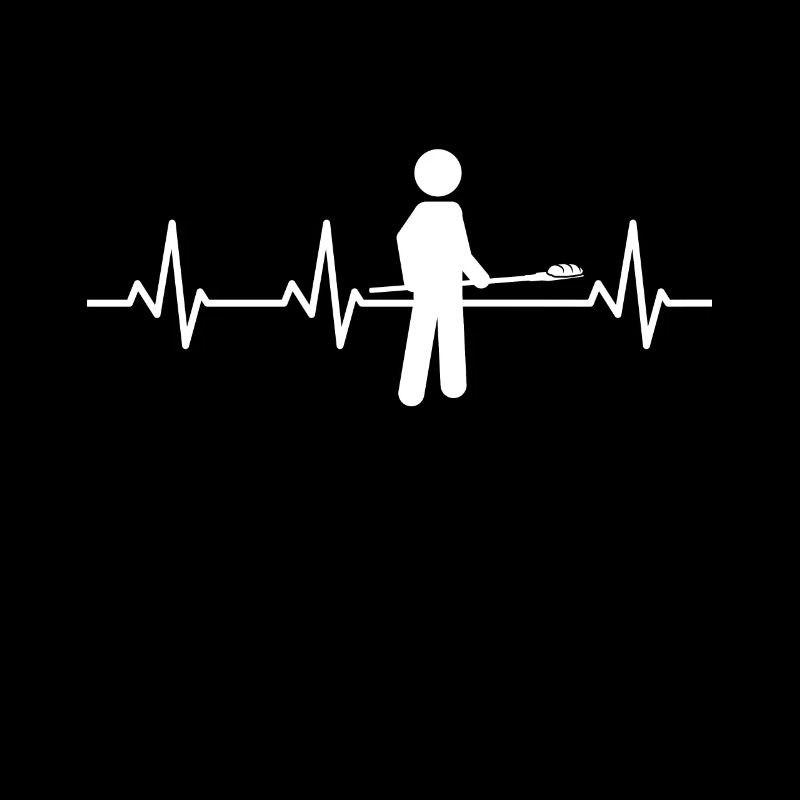 Baker stick figure heart line