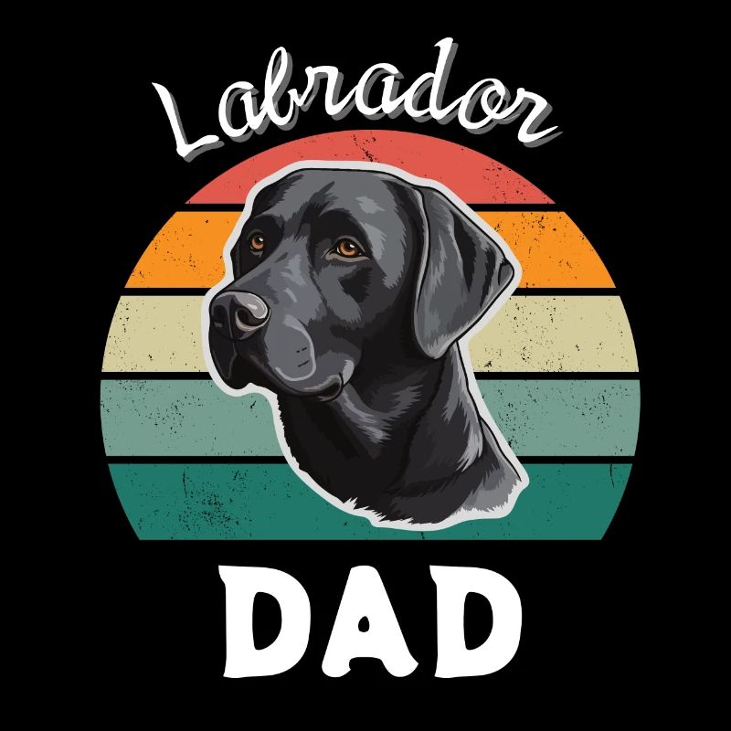 Labrador Dad Vintage-Labrador-Besitzer