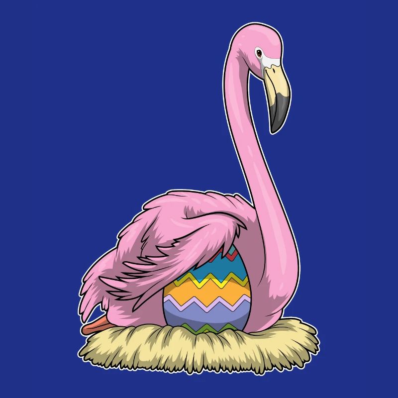 Flamingo Easter Easter Egg Nest