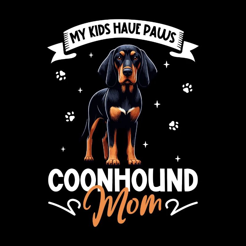 Maman Coonhound noir et beige