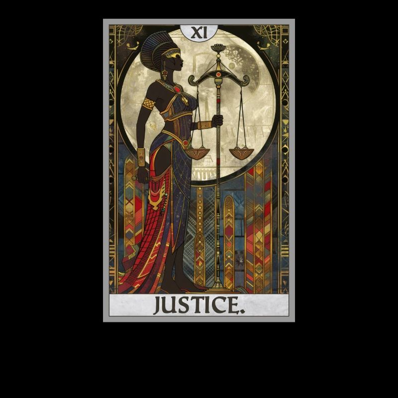 Tarot Cards Tarot Card Justice Justice