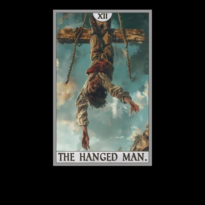Carte de tarot Carte de tarot Le pendu
