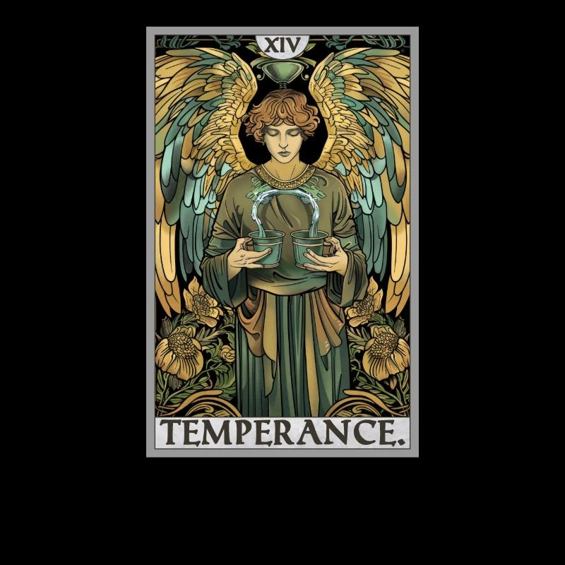 Carte de tarot Carte de tarot Tempérance Tempérance