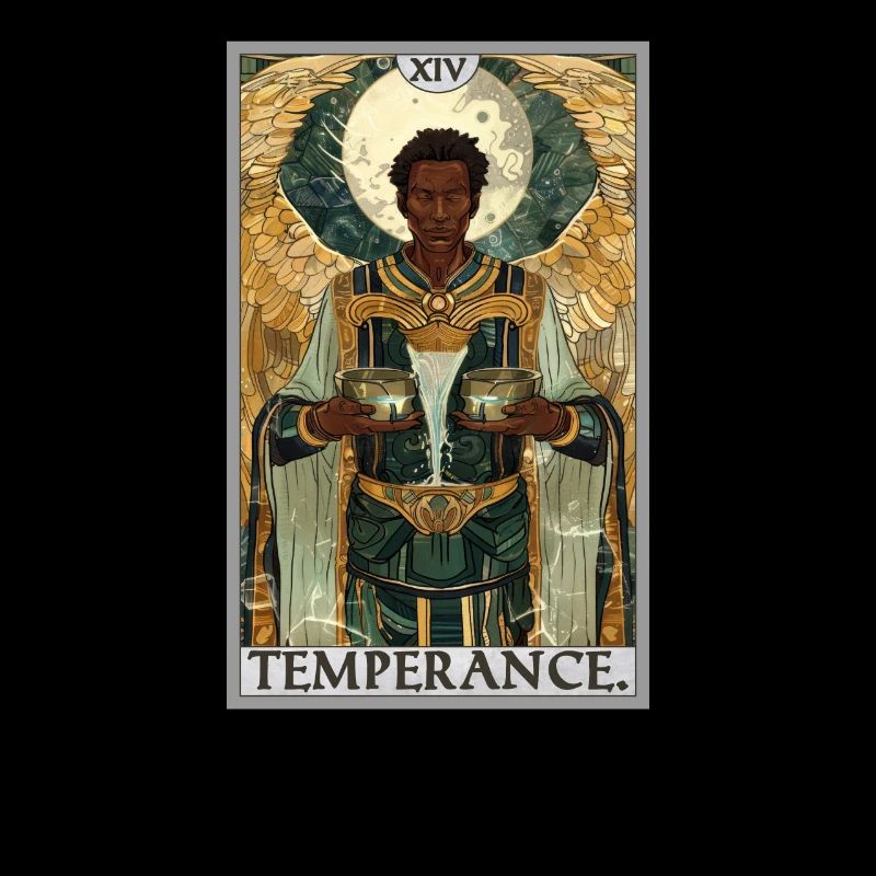 Carte de tarot Carte de tarot Tempérance Tempérance