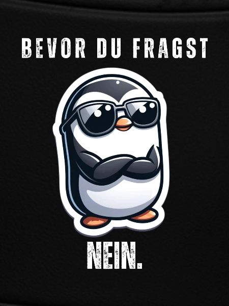 Bevor du fragst: Nein