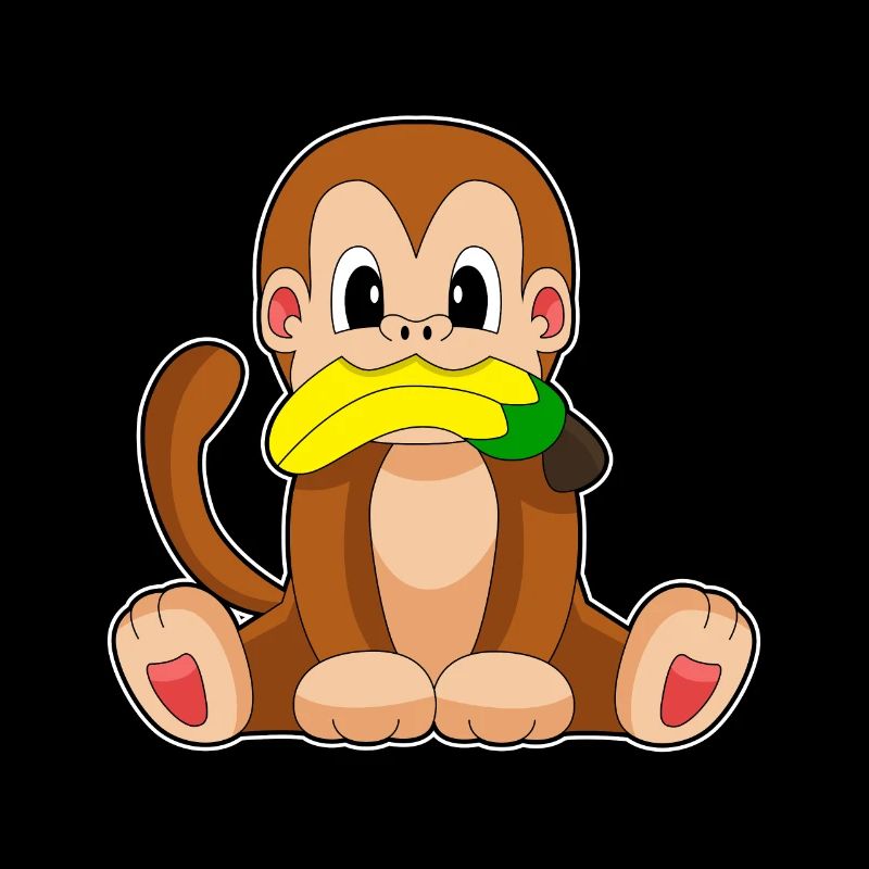 Affe Banane