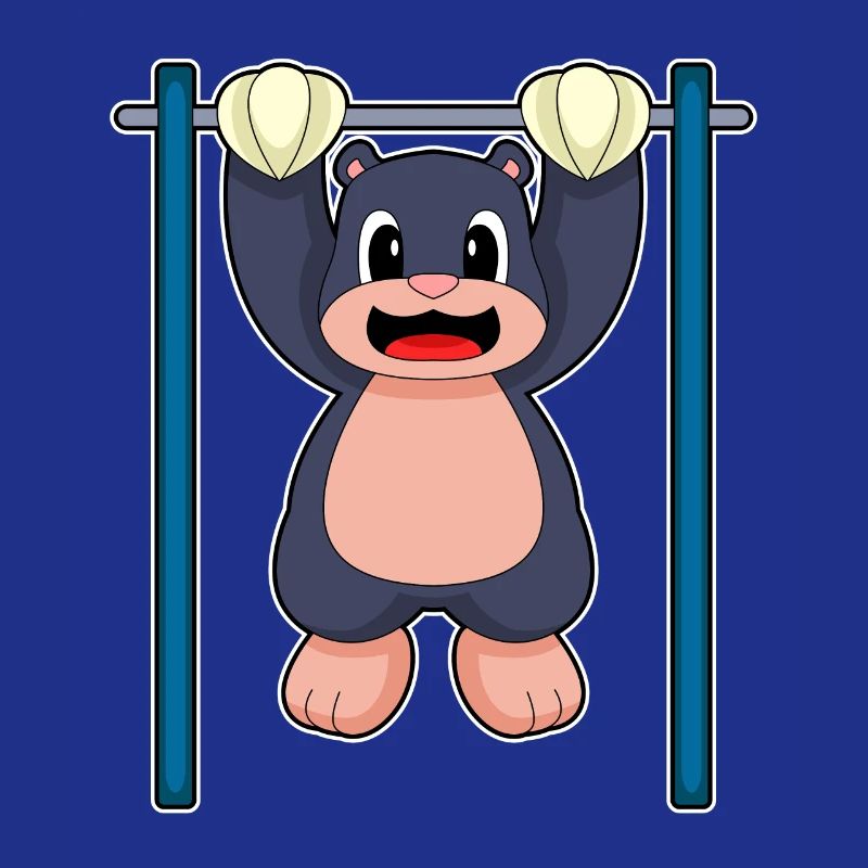 Mole Bodybuilder Pull-ups Bodybuilding