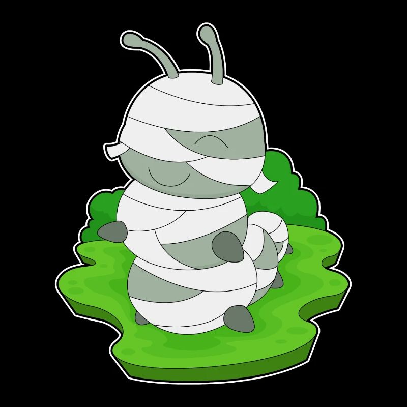 Chenille Momie d’Halloween
