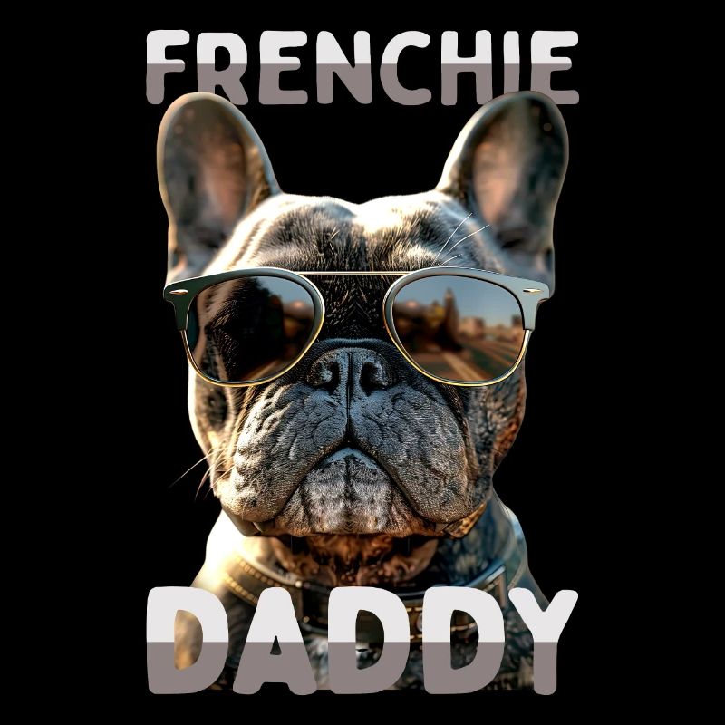 Frenchie Daddy Dad Father's Day Great Dane