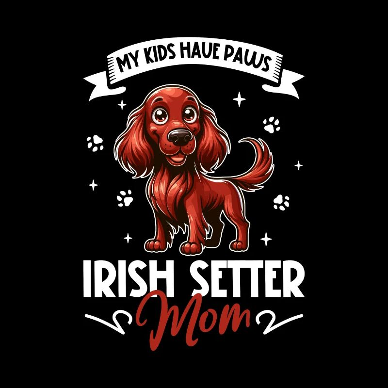 Irish Red Setter Mom