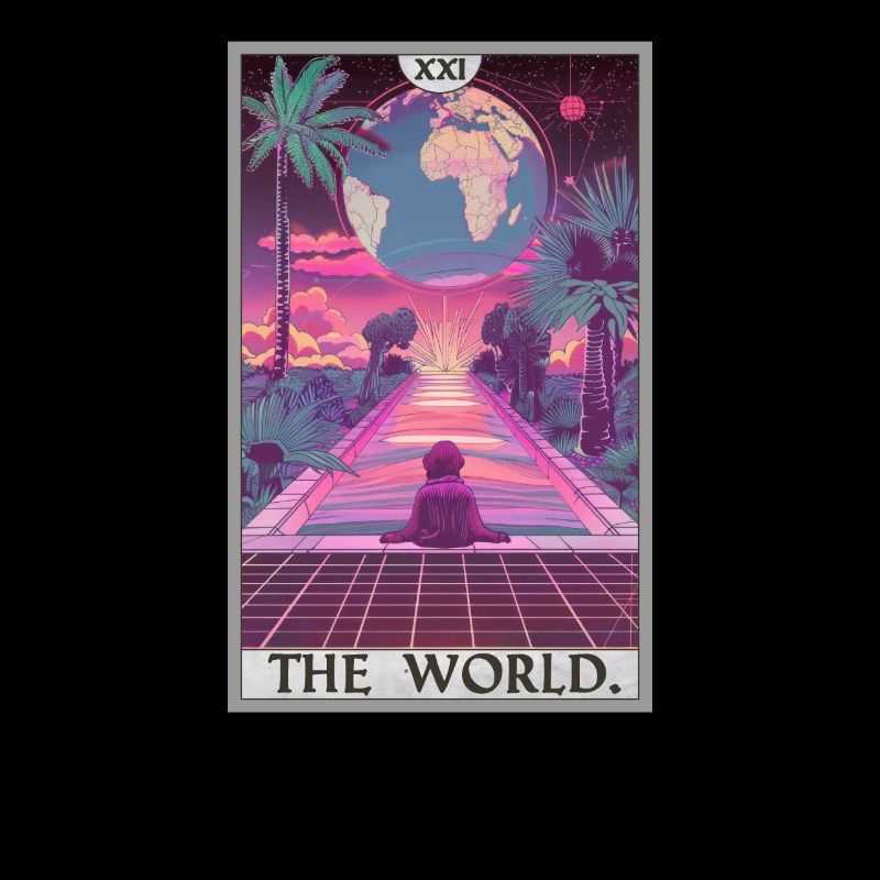 Carte de tarot Carte de tarot Le monde