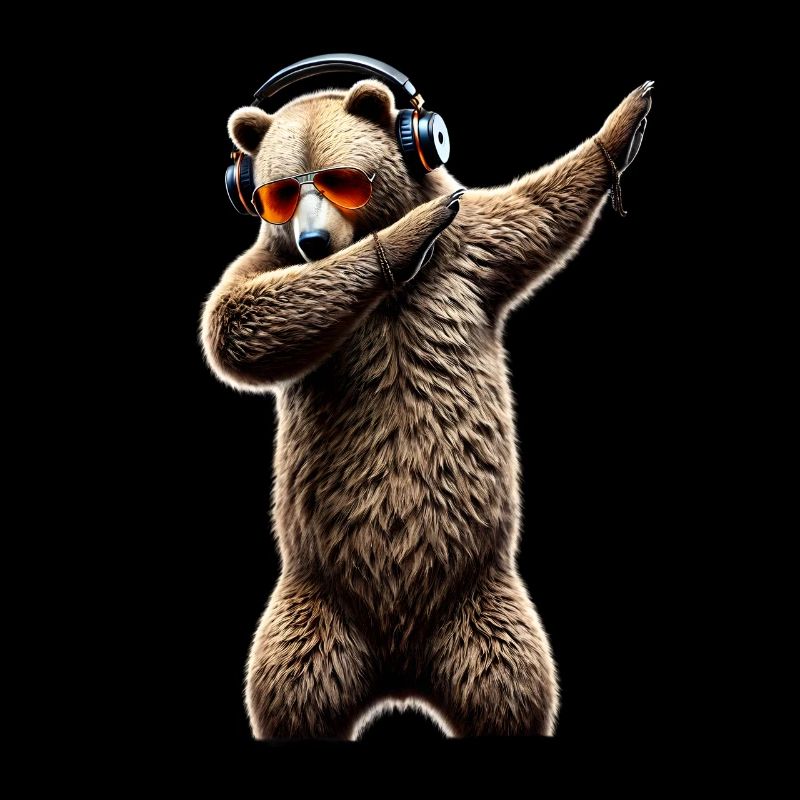 Funny Dabbing Bears Animal Lover Zoo Bear Animal