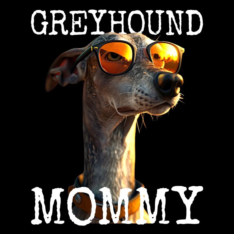 Greyhound Mommy Hunde Mama Muttertag Mom Windhund