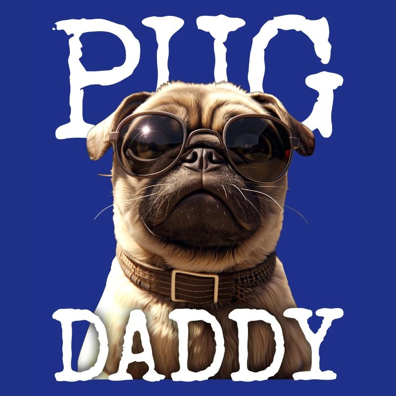 Pug Daddy Mops Papa Vatertag Pug Dad Süßer Mops