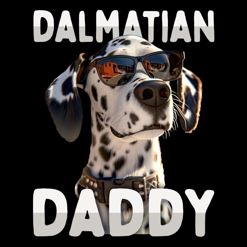 Dalmatian Daddy Dogs Dad Father Father's Day Dad