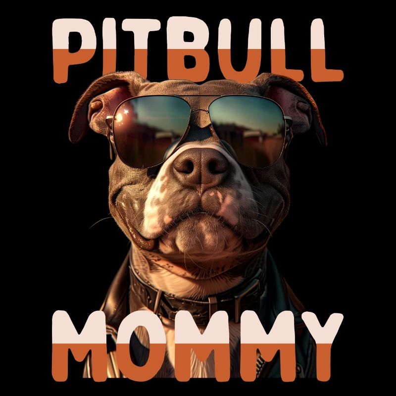 Pitbull Mommy Mama Muttertag Pitbull Terrier Mom