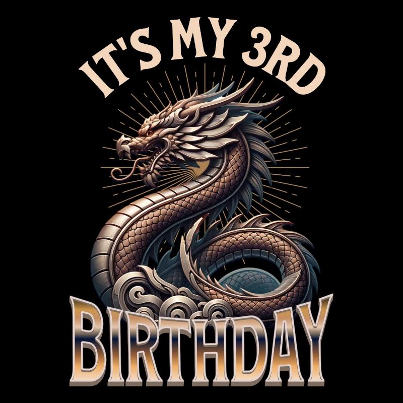 Drache 3. Geburtstag Drachen