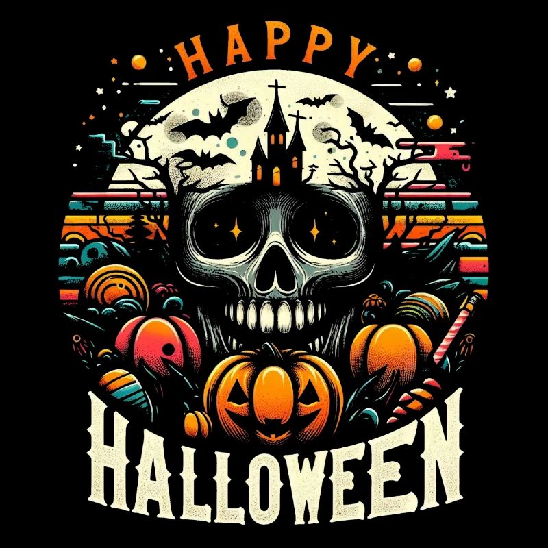 Halloween-Totenkopf