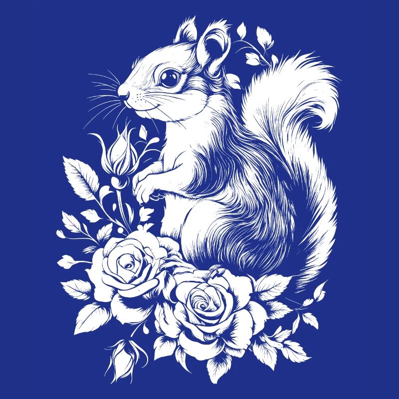 Eichhörnchen Ästhetik Rose Blumen Hörnchen