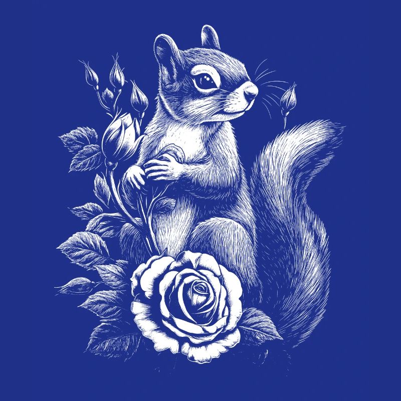 Eichhörnchen Rose Blumen Ästhetik Hörnchen